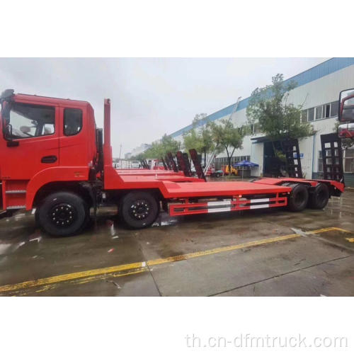 Dongfeng 8X4 รถบรรทุกขนส่งพื้นเรียบ